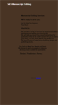 Mobile Screenshot of manuscriptediting.smithdocs.net